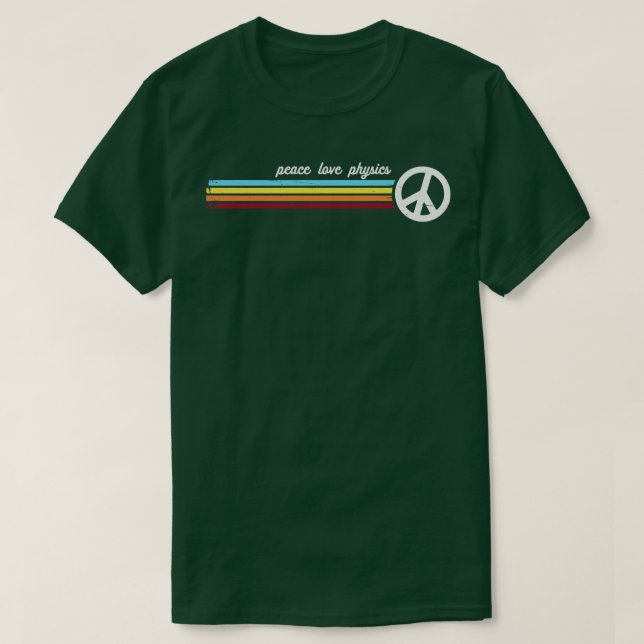 Retro Stripes Physics T-Shirt (Design vorne)