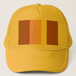 Retro Stripes Trucker Hat (Orange Multi) Truckerkappe