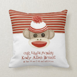 Retro Strumpf-Kappen-Baby-Jungen-Geschenke des Kissen