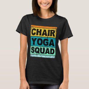 Retro-Stuhl-Yoga-Squad-Shirt Lustiger Yogi für Män T-Shirt