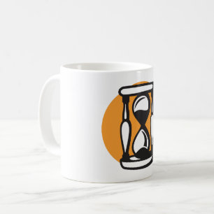 Retro-Stundenglas-Timer Minimalistische Zeit Kaffeetasse