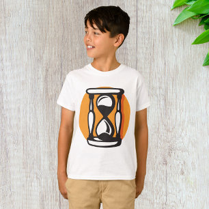 Retro-Stundenglas-Timer Minimalistische Zeit T-Shirt