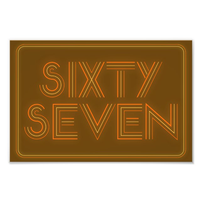 Retro Style 67 Poster (Vorne)