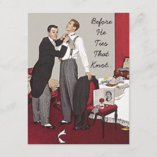 Retro Style Bachelor Party Ankündigung