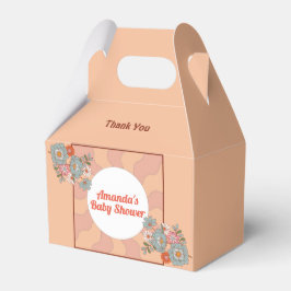 Retro Style Blume Baby Showbox Geschenkschachtel