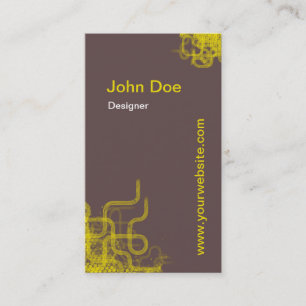 Retro-Style business card Visitenkarte