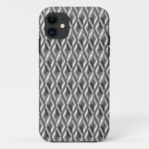 Retro Style Checkered Chrome Diamonds Print Case-Mate iPhone Hülle