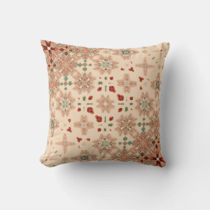 Retro Style Cross Weave Geografisches Muster Kissen