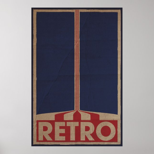 Retro Style Design Poster (Vorne)