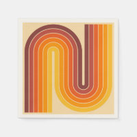 Retro-Style geometrisches Design der 70er Jahre