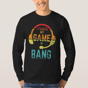 Retro Style Ich hielt mein Spiel an, um Unabhängig T-Shirt