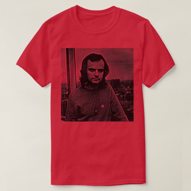 Retro Style John Peel 8 Bit Fan Art T-Shirt (Design vorne)