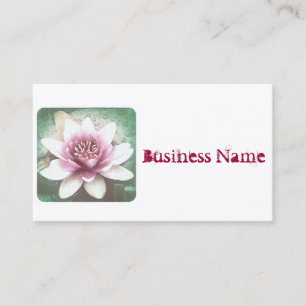 RETRO STYLE "LOTUS" BUSINESS CARD VISITENKARTE