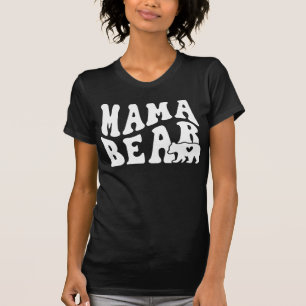 Retro Style Mama Bear, Mommy & Cub T - Shirt