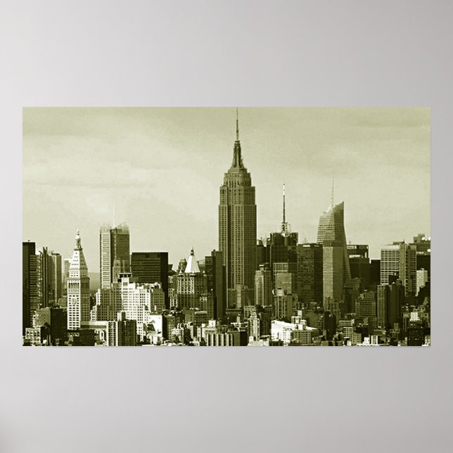 Retro Style New York City Poster (Vorne)
