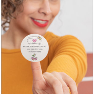 Retro Style Niedlich Nurse Favor Tag Runder Aufkleber