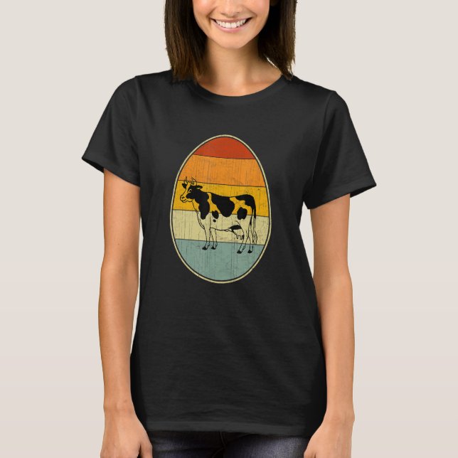 Retro Style Ostereier Grafische Osterfest Co. T-Shirt (Vorderseite)