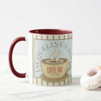 Retro Style Personalisiert Cafe Diner Tasse