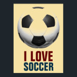 Retro Style Pop Art Basketball Motivierend Fußball Poster<br><div class="desc">I Liebe Fußball Popular Sports - Fußball / Fußball Motivierend Kunstwerke</div>
