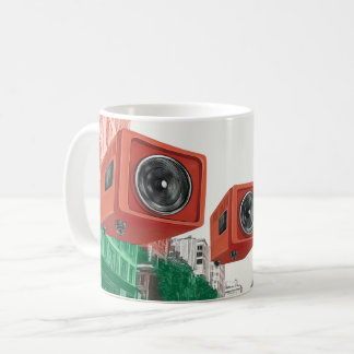 Retro-style portable radio cassette players kaffeetasse