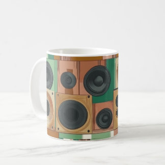 Retro-style portable radio cassette players kaffeetasse