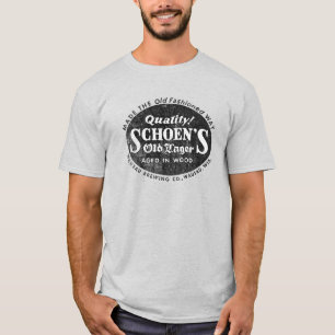Retro-Style Schoens altes Lager gestörter T - Shir T-Shirt