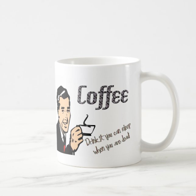 Retro Style-Tasse Kaffeetasse (Rechts)
