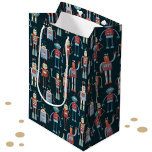Retro Style Vintage Roboter der 50er Jahre Mittlere Geschenktüte<br><div class="desc">Niedliche und hilfsbereite Retro-Roboter im Stil der 50er Jahre. Großad hat diese wahrscheinlich in seinem Schuppen gemacht. Künstliche Intelligenz,  aber nicht beängstigend.</div>