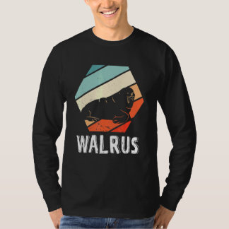 Retro Style Walrus Arctic Animal T-Shirt