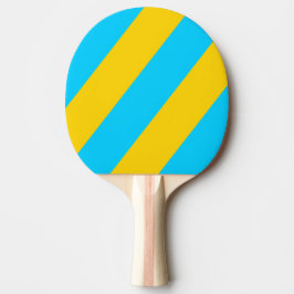 Retro Summer Beach Bold Streifen Tischtennis Schläger
