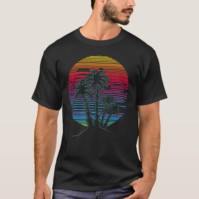 Retro summer beach T-Shirt (Vorderseite)