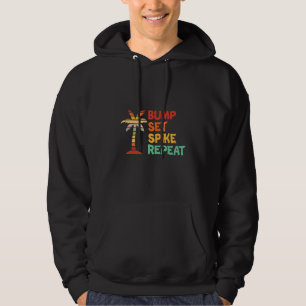 Retro Summer Bump Set Spike Wiederholung Beach Vol Hoodie