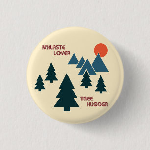 Retro Summer Camp Button