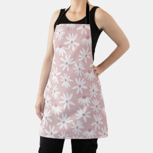 Retro Summer Daisies Muster Kleines #4 #pattern Schürze