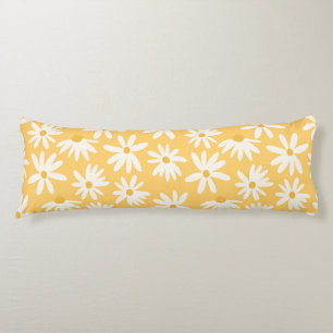 Retro Summer Daisies Muster Small #5 #pattern Seitenschläferkissen