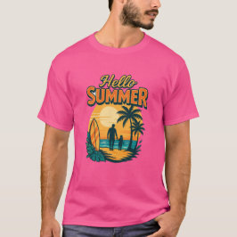 Retro Summer Vibes - Das Leben am Strand ist besse T-Shirt