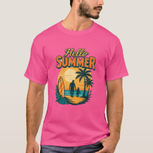Retro Summer Vibes - Das Leben am Strand ist besse T-Shirt