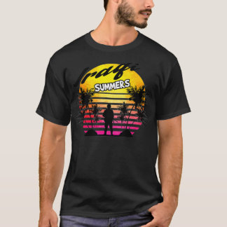 Retro Sun Iraqi Summers Veteran Gift  Funny Iraq V T-Shirt