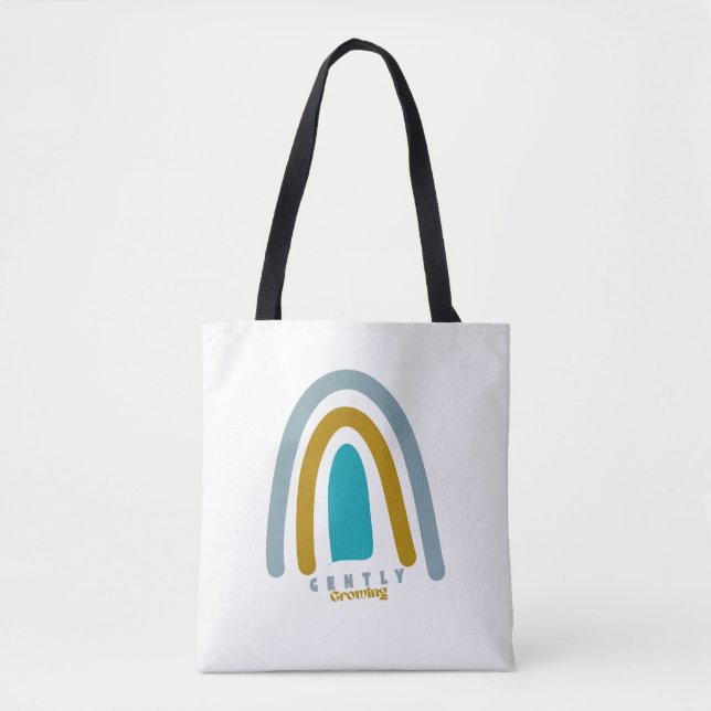 Retro Sun Mental Health Quote  Tasche (Vorderseite)