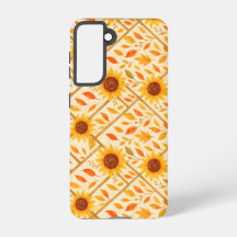 Retro Sunflower & Rustikales Bauernhaus Wasserfarb