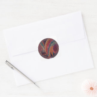 Retro Sunrise Cityscape Sticker #0001 - Anpassen