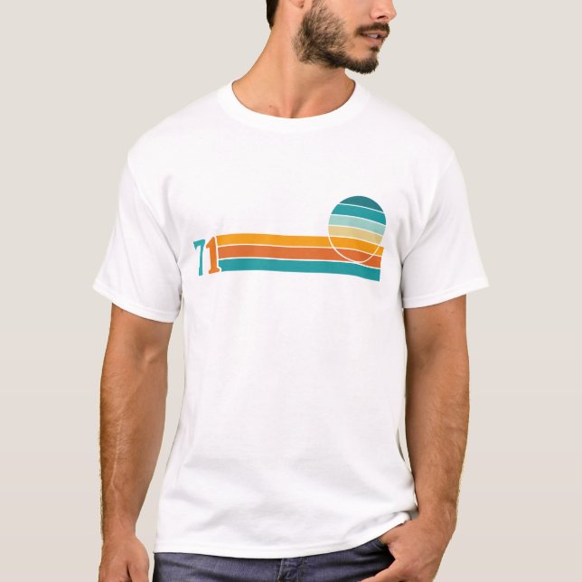 Retro Sunset 71 T-Shirt (Vorderseite)