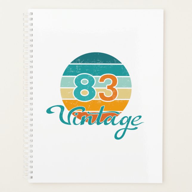 Retro Sunset 83 Vintage Distressed Planer (Vorderseite)