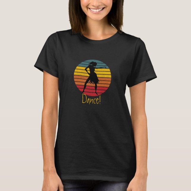 Retro Sunset Dancer T - Shirt (Vorderseite)
