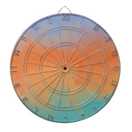 Retro sunset dartscheibe