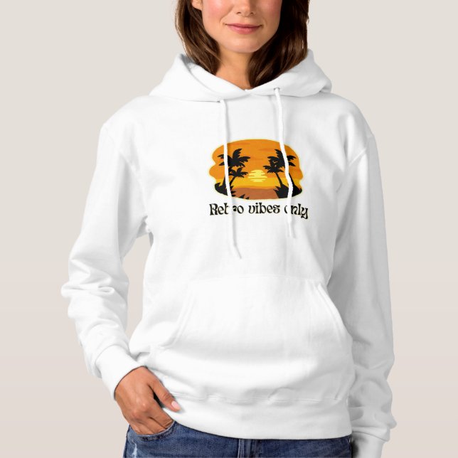 Retro Sunset Dreams Hoodie (Vorderseite)