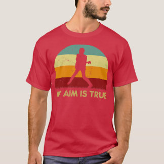 Retro Sunset Elvis Costello Mein Ziel ist wahr T-Shirt