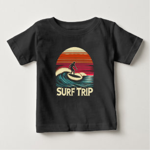 Retro-Sunset-Ferien Baby T-shirt