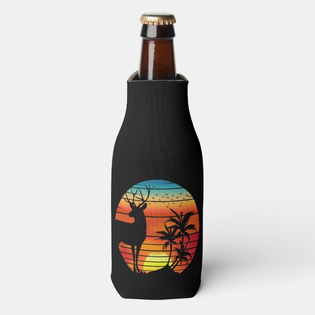 RETRO SUNSET FLASCHENKÜHLER (Flaschenvorderseite)