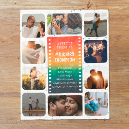 Retro Sunset Foto Fleecedecke